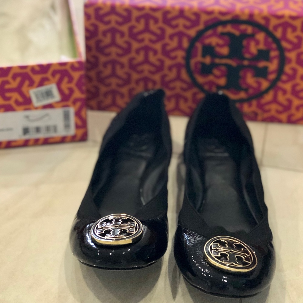 Tory Burch black ballerina flats
